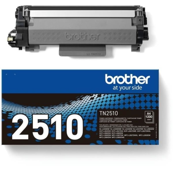 Brother TN2510 standard svart toner - 1200 sidor