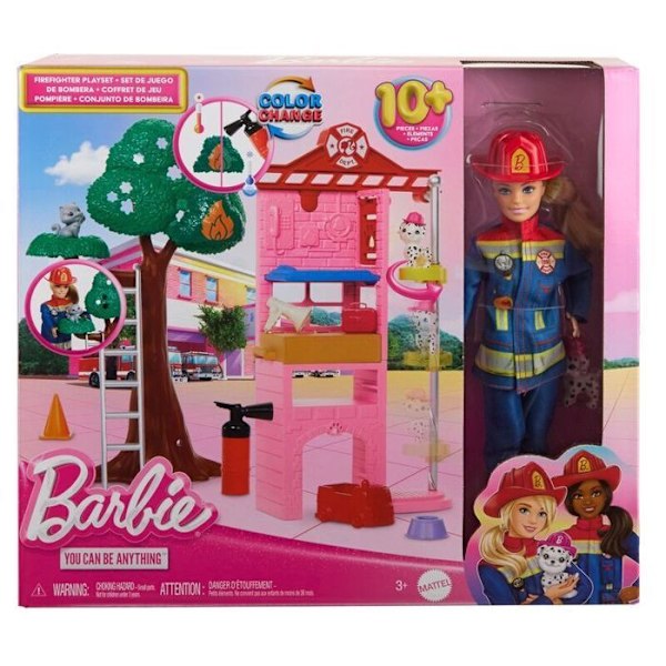Poupée palomies paloasema nukke Mattel mångfärgad