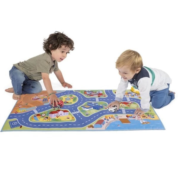 Elektronisk lekmatta - CHICCO - City Mini Turbo Touch - Flerfärgad - Blandad - 110 x 60 cm Flerfärgad