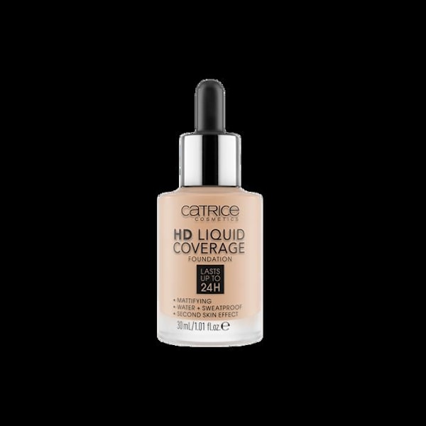 CATRICE LIQUID COVERAGE HD FOUNDATION 030 Sand Beige