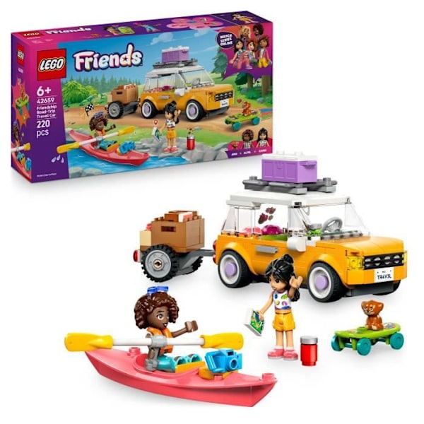 LEGO Friends 42659 Bilresa med Vänner - Byggset för Flickor 6 År Flerfärgad