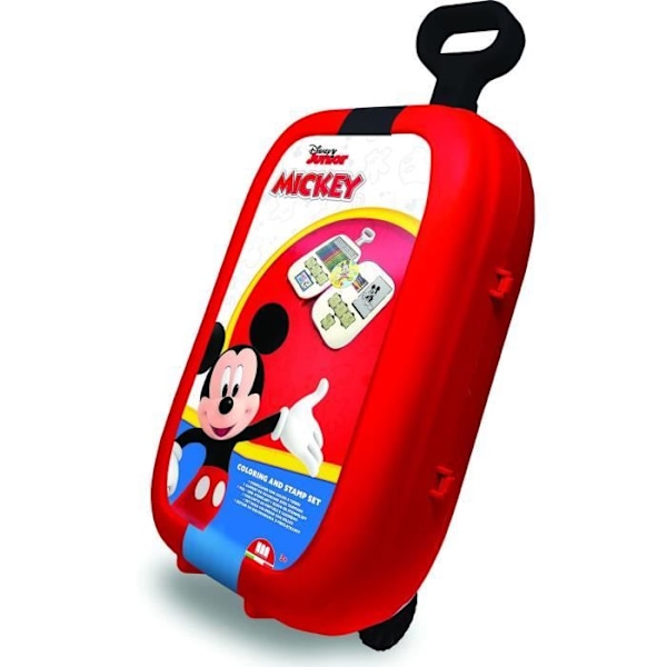 Vagn - MULTIPRINT - 64945 - 7 Mickey-stämplar, 5 pennor, 18 markörer Vit