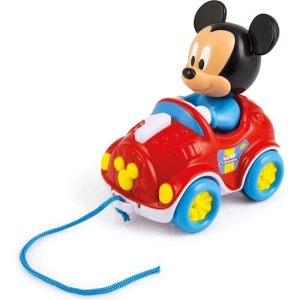 CLEMENTONI Disney Baby - My Mickey pull-along car - Spel för tidig inlärning _
