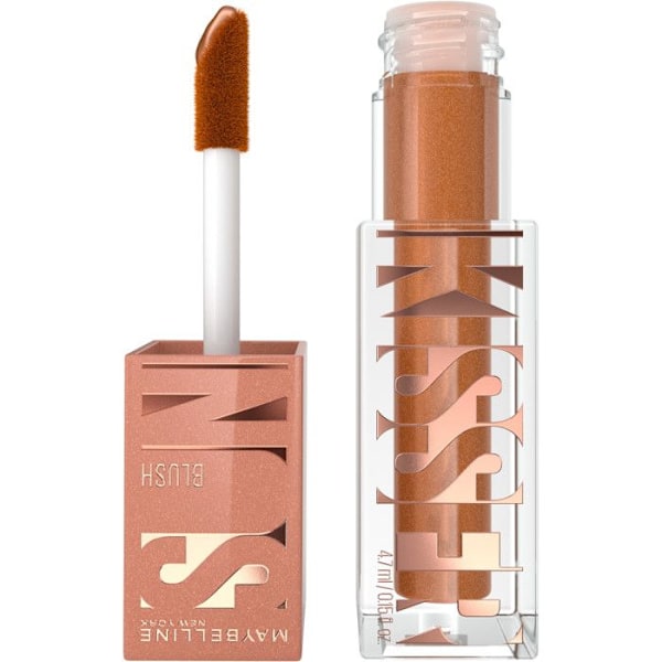 Blush - Maybelline New York - Sunkisser 011 Electric Bronze - 4,7ml - Effekt med god hud - Langvarig hold i 12 timer 011 Elektrisk Brons