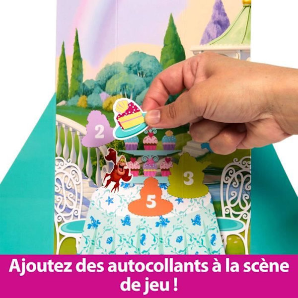 Pyöritä ja paljasta Ariel Mattel Disneyn prinsessanukke ja 11 yllätystä HTV88 Flerfärgad