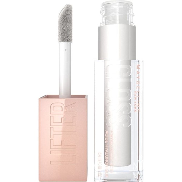 Gloss til læber - Maybelline New York - Lifter Gloss N°01 Pearl - Fyldig effekt - Hydrerende - 5,4ml