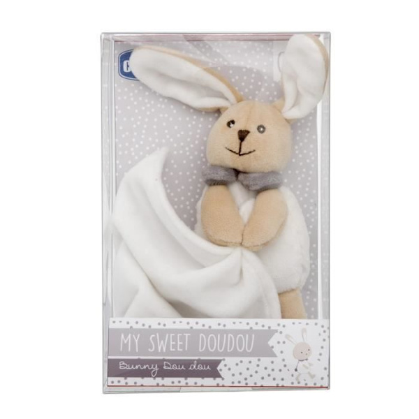 CHICCO Min søde Doudou firkantede kanin Doudou Doudou kanin