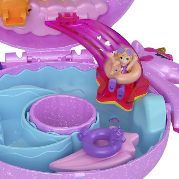 Coffret Bouée Licorne - Polly Pocket - HKV34 - Mini Dukke og Tilbehør Flerfärgad