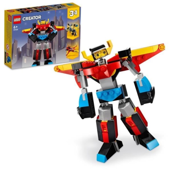 LEGO® Creator 31124 Super Robot 3-i-1 Dragon Airplane Robot Toy