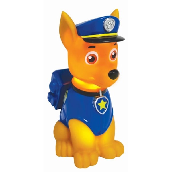 3D natlys med Paw Patrol Chase design farvevariation Ca. 13 cm Blå