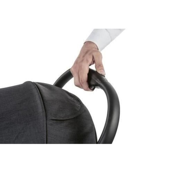 CHICCO Trolley Me - Kompakt sammenklappelig klapvogn - Fra 0 til 15 kg - Sikkerhedsstang - Sort Sten