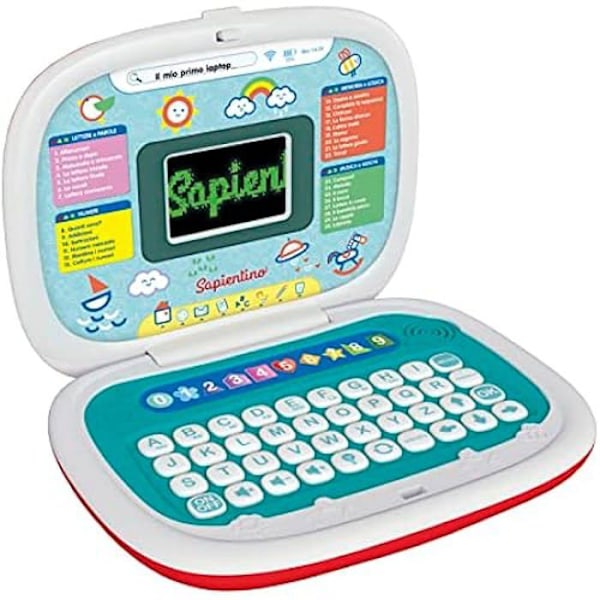 Interactive Educational Laptop 4 Years - Clementoni - Sapientino - Utbildningsinnehåll - Aktiviteter - Italienska Flerfärgad