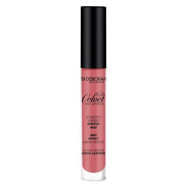 Læbestift - Deborah - Fluid Velvet - Nuance 02 - Farve Rød - Læbestift Makeup