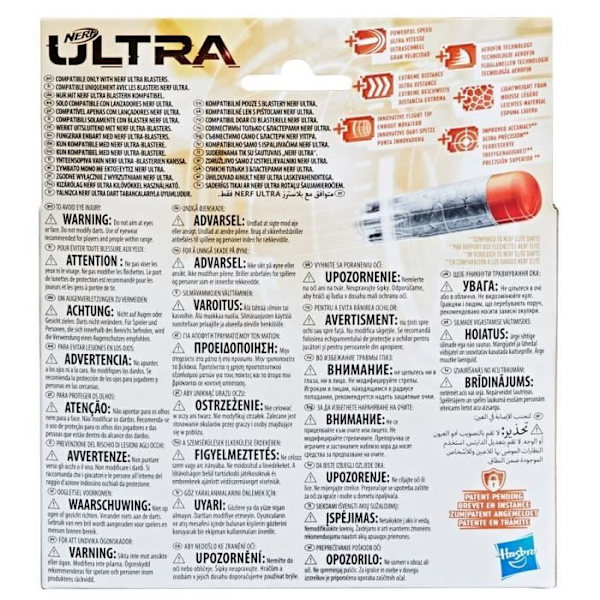 Nerf - Täyttö 20 tikkaa - Yhteensopiva vain Nerf Ultra Blastersin kanssa Flerfärgad