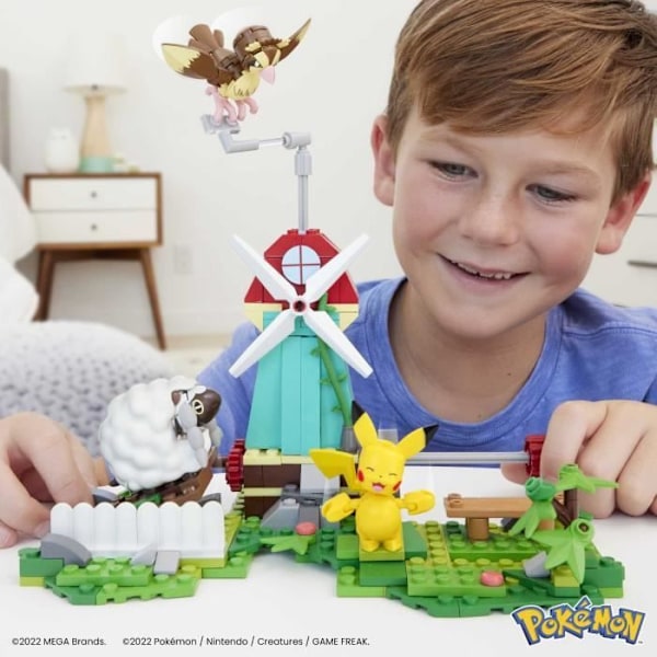 Mega Construx - Pokemon - Mühlen på landet - Byggsats - 6 år och uppåt Flerfärgad