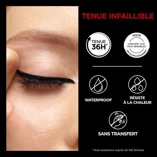 L'Oréal Paris Infallible Grip Liner Gel Intense Black INTENS SORT