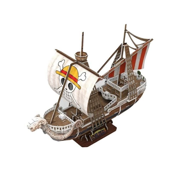 Bådspuzzle 3D: One Piece Flyvende Lam - Gå glade