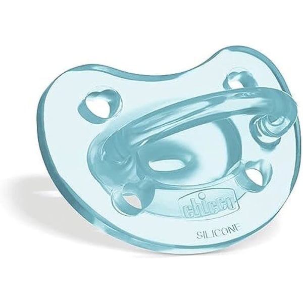 Chicco 00073013210000 Silikone sut, assorterede farver, 6-16 måneder
