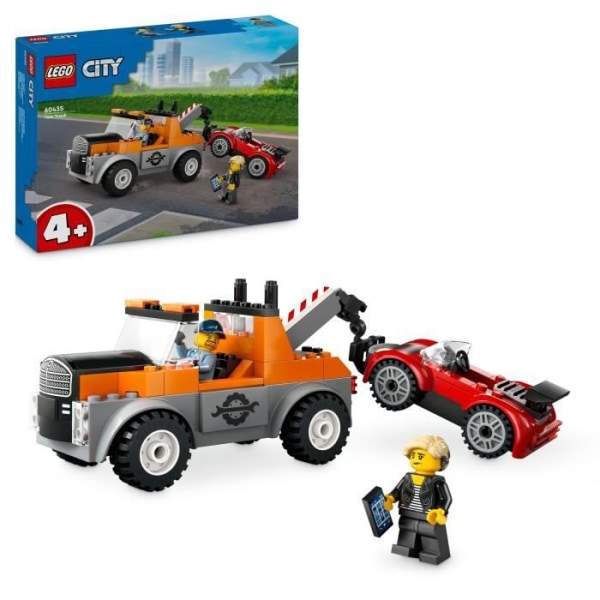 LEGO® City 60435 Dragbilen och sportbilen, byggspel från 4 år Flerfärgad