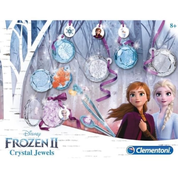 Frozen 2 Crystal Box - CLEMENTONI - För barn från 8 år och uppåt - Ingredienser ingår