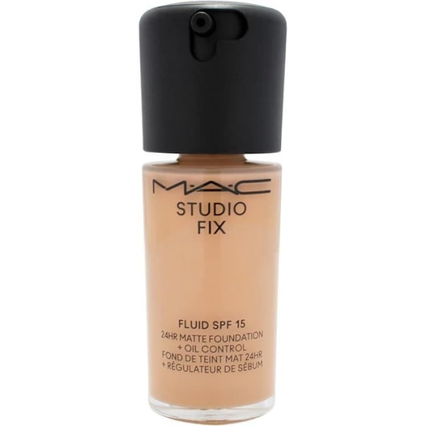 Fond de teint MAC Studio Fix Fluid SPF 15 24Hr Matt Foundation Plus Oil Control - NC37 - 1 oz Tranbär