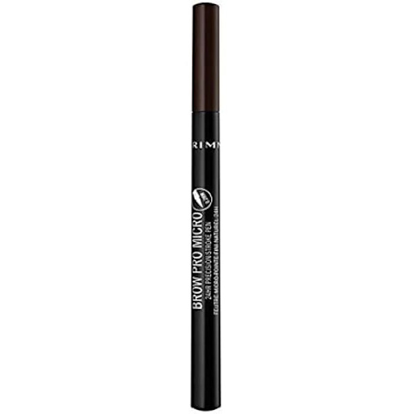 Rimmel kulmakynä - Mikrokärkinen huopakärki - 24H luonnollinen viimeistely - Tummanruskea mörkbrun