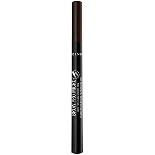 Rimmel øjenbrynsblyant - Mikrospids filtspids - 24H naturlig finish - Mørkebrun mörkbrun