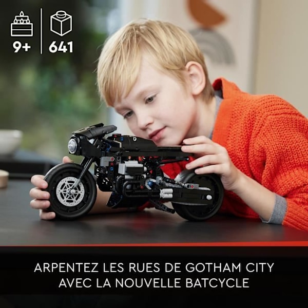 LEGO® Technic 42155 Batman's Batcycle Model Building Motorcykelleksak Samlarobjekt Vit
