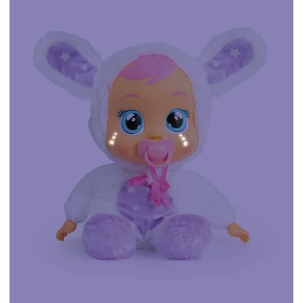 Cry Babies nattlampa och vaggvisa - Good Night Coney - IMC TOYS - Vit - Tjej - 18 månader Flerfärgad