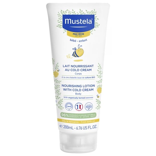 Mustela Lait Nourrissant med Cold Cream och Ekologiskt Bivax för Torr Hy 200 ml