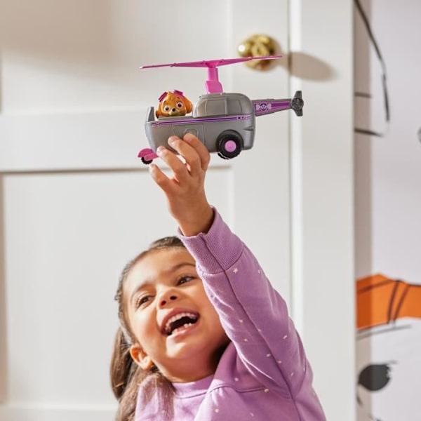 SPIN MASTER AJONEUVO + STELLA FIGURINE Paw Patrol Rosa, grå, gul och svart