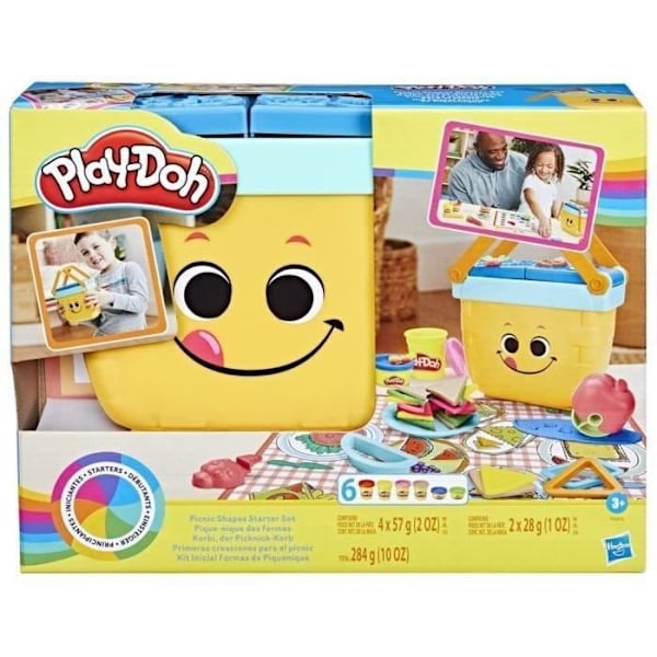Play-Doh, picnic figurer, Playdough førskolelegetøj Flerfärgad