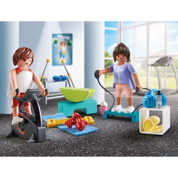 PLAYMOBIL 71806 Idrottare med träningsutrustning, My Life, 32 delar, Från 4 år Flerfärgad