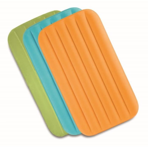 Madras + pude - INTEX - 1 sted - Oppustelig - Blå - 18 cm tyk