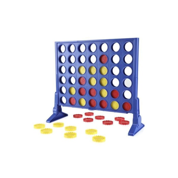 Hasbro Gaming - Force 4, Boxed Game, 2020 I italiensk version, spil for børn fra 6 år i Sur