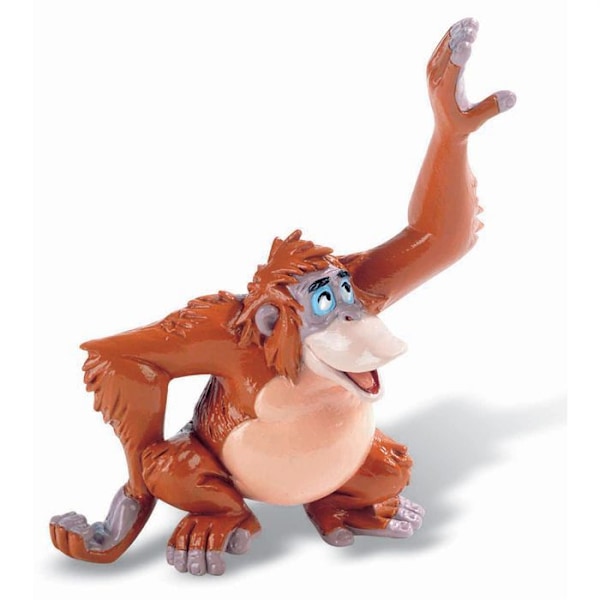 King Louie figur The Jungle Book - BULLYLAND - 11 cm - PVC fri - Håndmalet kastanj