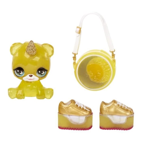 Rainbow High Fashion Doll with Slime Kit och Pet - Sunny (Gul) - 28cm Glitter Doll with Slime Kit Gul