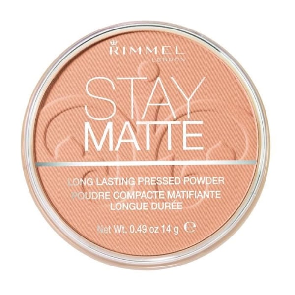 RIMMEL STAY MATTE LÅNGVARIG PULVERPRESS 008