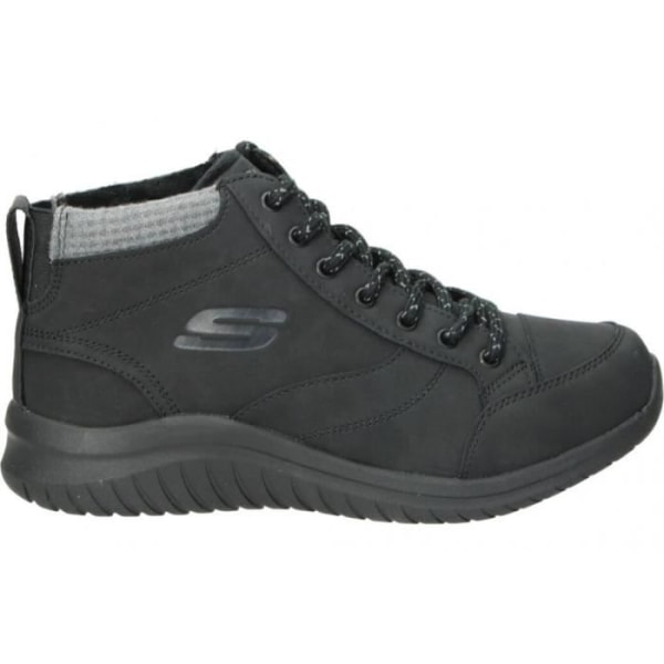 Skechers 167449-BLK ankelstövlar för kvinnor - Svarta - Platt klack - Ovandel i syntetiskt material