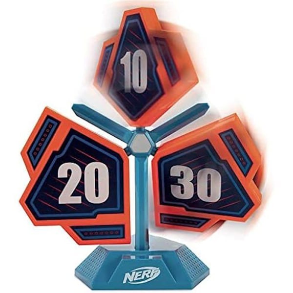Hasbro Nerf Hit Spin Target-skydespil - Roterende skive med lys - Flerfarvet - fra 8 år og opefter Flerfärgad