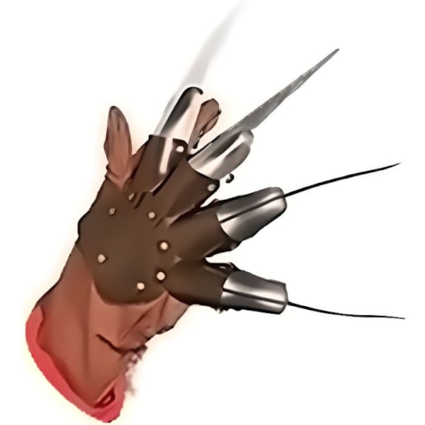 Freddy Krueger ledad handske - Officiell licens - Barn - Brun - Pojke - Från 3 år