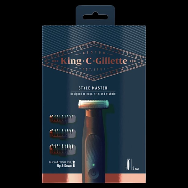 GILLETTE King Style Master sladdlös skäggtrimmer N/A