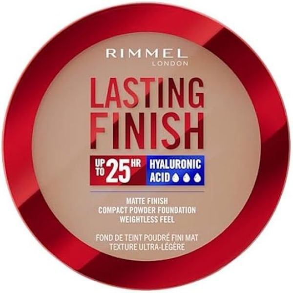 Kompakt foundation - RIMMEL - Lasting Finish - 009 Honning - 7g - Vegansk og langtidsholdbar 009 - Älskling