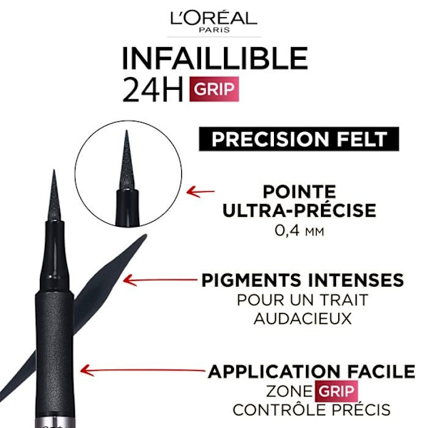 L'Oréal Paris Infaillible Grip Tarkkuus Tussikynä Ruskea kastanj
