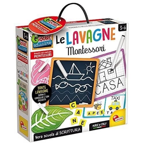 Montessori uddannelsesborde - LISCIANI GIOCHI - 89093 - Ordliste, sensorisk udvikling, autonomi, logik