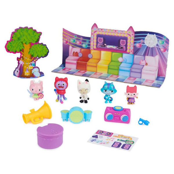 Gabby's Dockhus chat musikset figurer + tillbehör