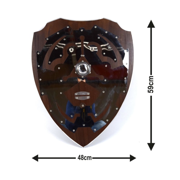 Trä / metall Legend of Zelda Curved Shield SWE89 multifärg one size