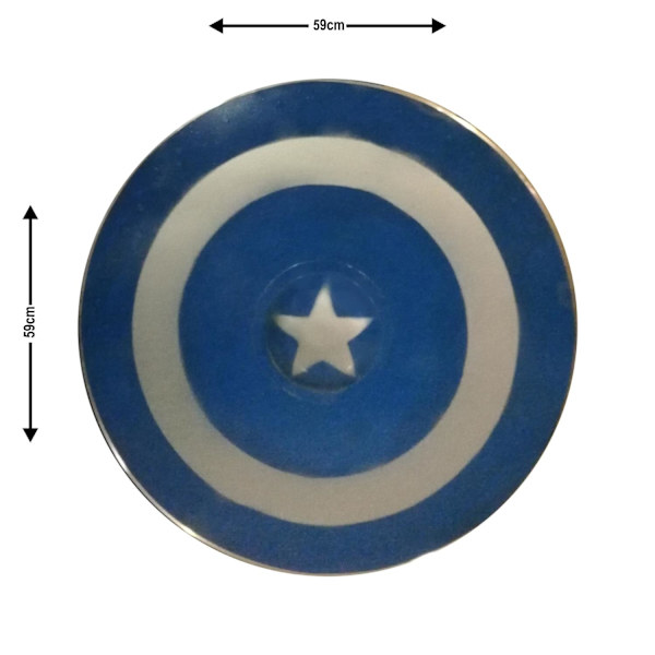 Captain America Winter Soldier träsköld SWE153 multifärg one size