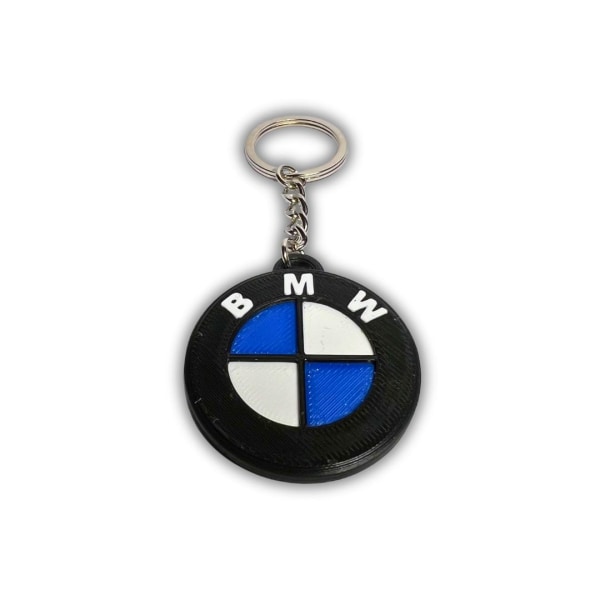 Nyckelring nyckelring emblem tillbehör för BMW Svart S