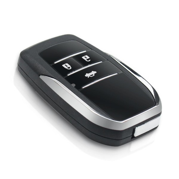 Modifierad 2/3/4 -knappens fjärrnyckel för Toyota Corolla Rav4 Black 2 buttons